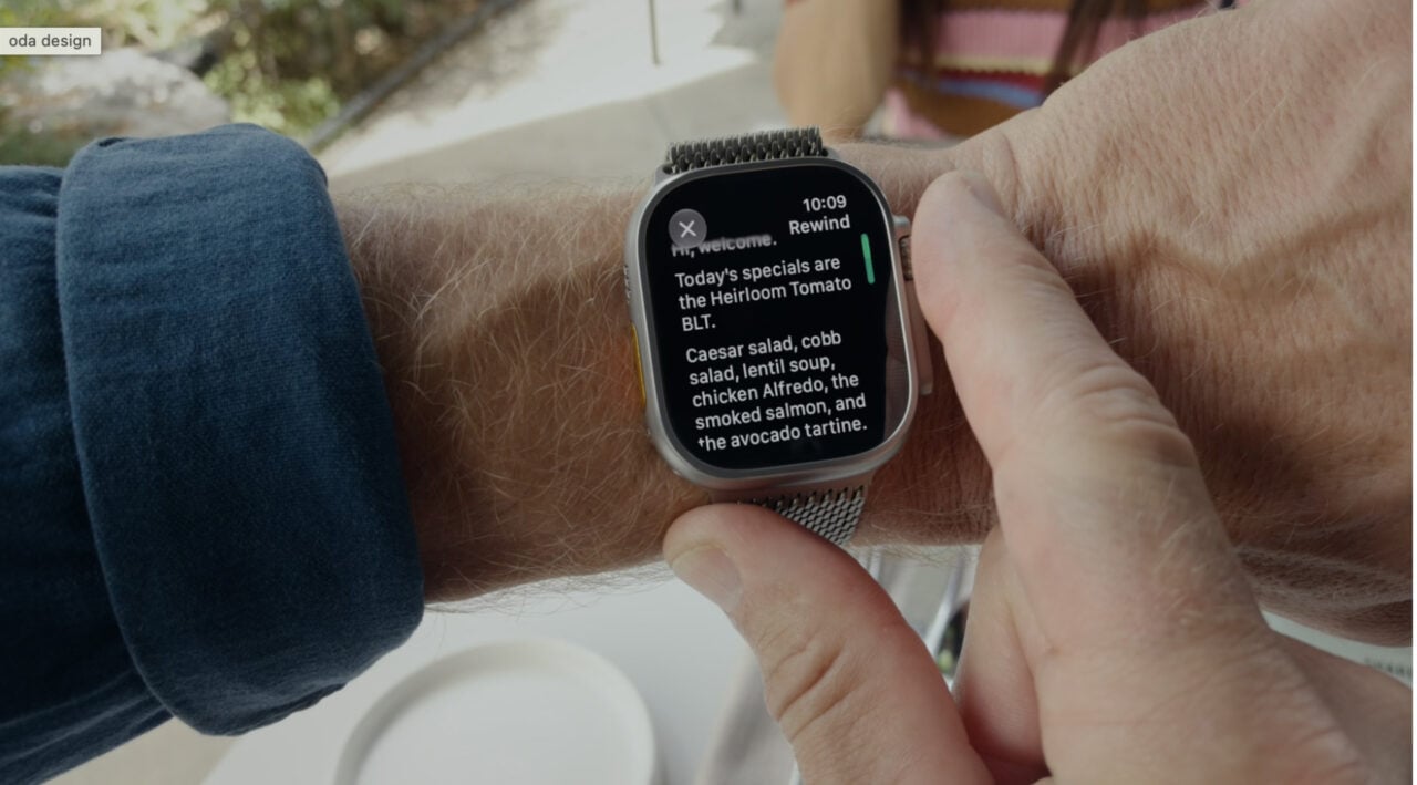 Apple Watch's new Live Rewind feature